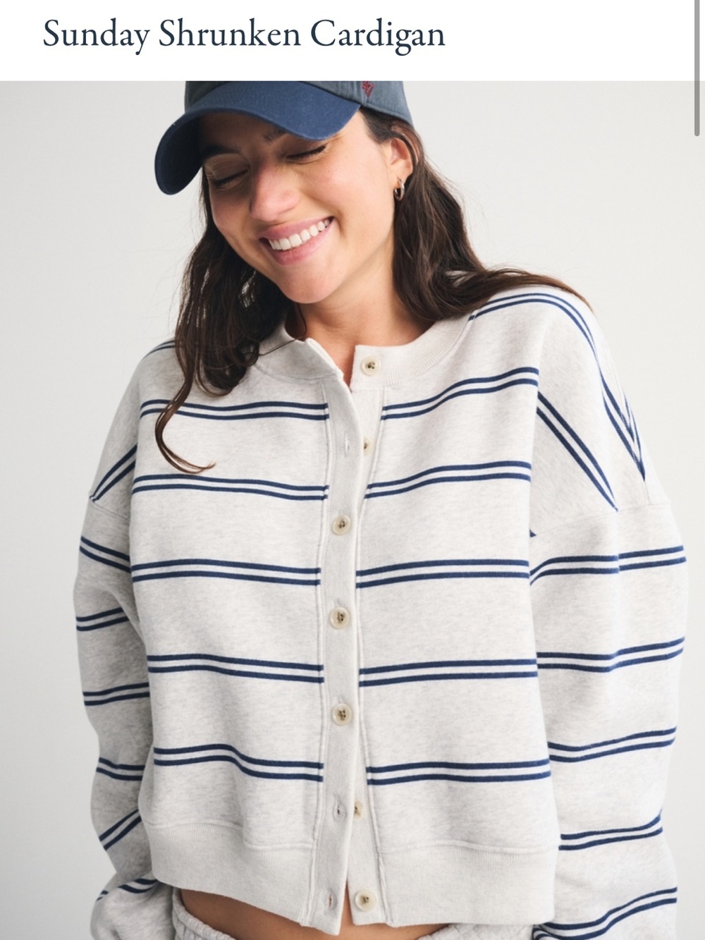 Abercrombie and Fitch Sunday Shrunken cardigan